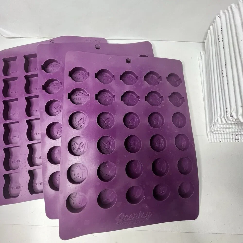 Scentsy Starter Kit Silcone Wax Molds  Shipping Supplies Koozies LOT